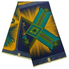 Африканская настоящая голландская восковая ткань для вечерние платья, высокое качество, африканская восковая ткань, Модные Новые поступления