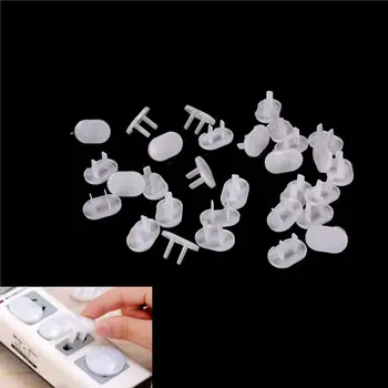 

50Pcs Anti Electric Shock Plugs Protector Cover Cap Power Socket Electrical Outlet Baby Children Safety Guard Two holes