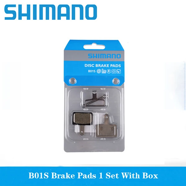 1set with box Горячие велосипедные дисковые Тормозные колодки B01S из смолы, горный велосипед из меди, полуметаллические гидравлические дисковые Тормозные колодки из смолы для Shimano, велосипедные детали - Цвет: 1set with box