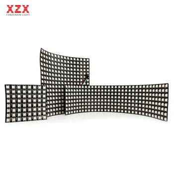 

WS2812B led matrix Panel Screen 8*8,16*16,8*32 Pixels Digital Flexible Led Programmed Individually Addressable Full Color DC5V