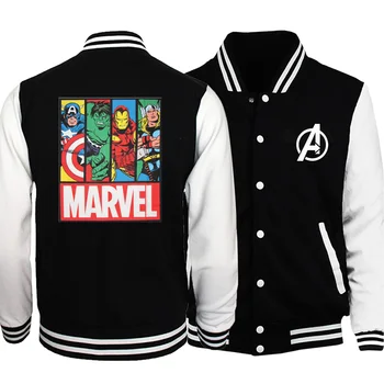 

Marvel The Avengers New 2019 Winter Hot Sale Streetwear Hip Hop Jackets Man Baseball Clothing Bomber Homme Tops Fashion Jacket