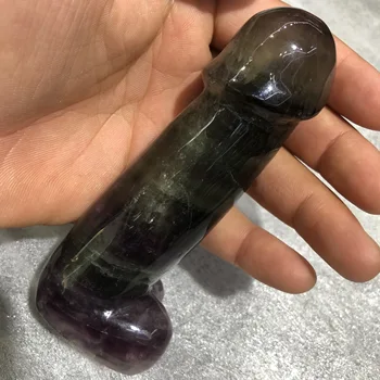 

Natural quartz/quartz rainbow crystal health bar massage 110mm