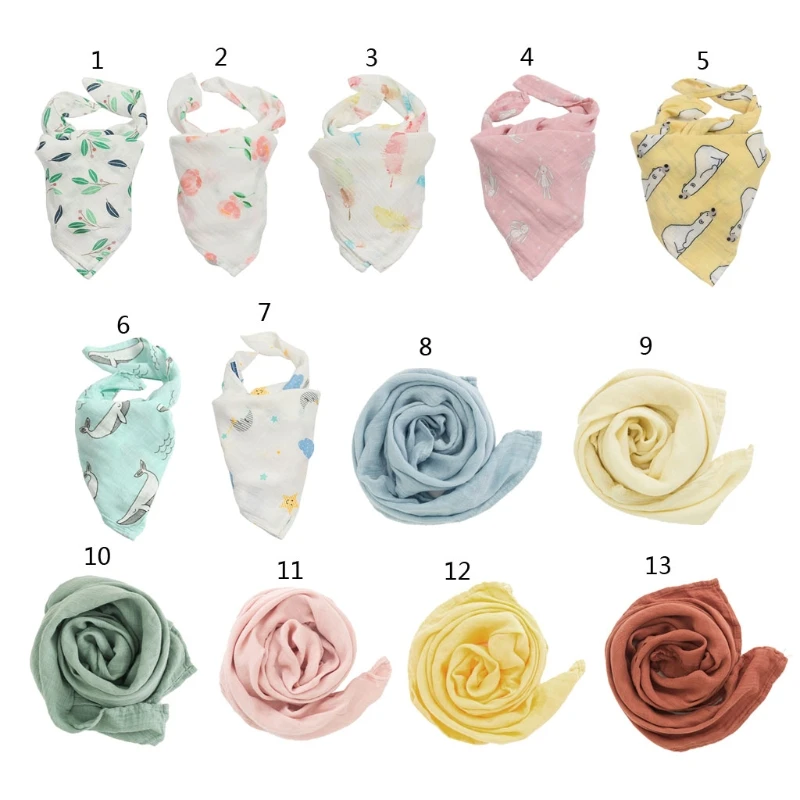 

Bamboo Cotton Baby Blankets Newborn Soft Baby Blanket Muslin Swaddle Wrap Feeding Burp Cloth Towel Scarf Baby Stuff 60*60cm