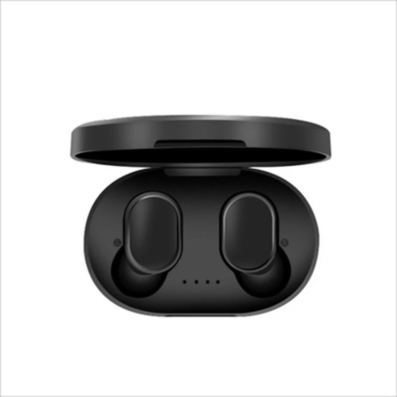 A6S Bluetooth 5,0 Игровые наушники стерео беспроводные наушники мини-наушники в ухо 3d стерео гарнитура IPX4 водонепроницаемые наушники - Цвет: black