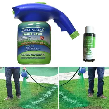 

Seed Sprinkler Liquid Lawn Seed Sprayer Plastic Watering Can Fast Easy Spray Pot Spray Gun Drop Shipping