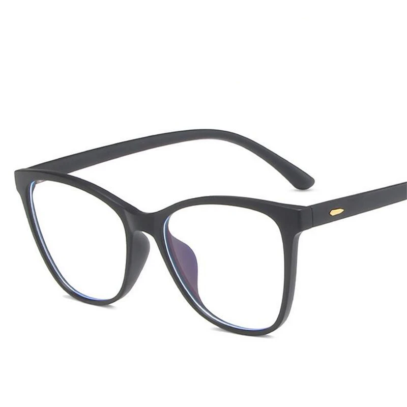 Rice Nail Frame Anti Blue Light Cat Eye Prescription Glasses For The Nearsighted TR90 Optical Spectacles 0 -0.5 -0.75 To -6.0 4
