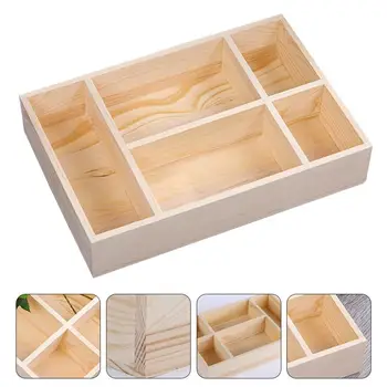 

1Pc Chalk Case Fine Safe Nice Chic Container Wood Box Storage Box Organizer