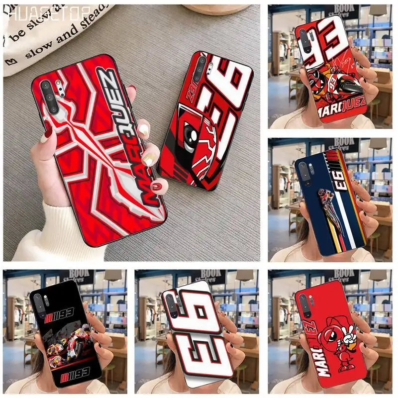 Чехол для телефона HUAGETOP 2018 2019 Mark Marquez Moto Gp 93 Samsung Galaxy Note20 ultra 7 8 9 10 Plus lite J7 J8