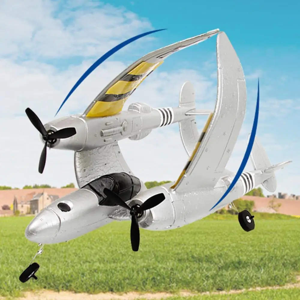 FX816S Второй мировой войны ВВС P 38 RC самолет 2 4 GHz 2CH вертолет с фиксированным крылом