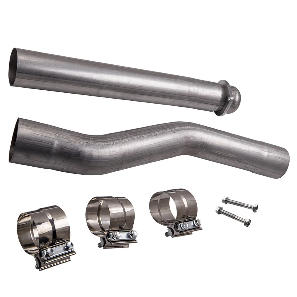New Exhaust Tube Pipes 6.0 Kit W/ Clamps For Ford Powerstroke F250 F350