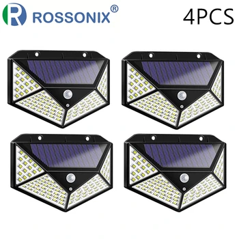 

4 Pcs Solar Light Outdoor LED Solar Lamp Waterproof Garden Light PIR Motion Sensor Wall Lights for Garden Decoration Lighting