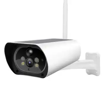 

solar kamera 1080P WiFi Solar Powered Camera Double Light Source Night Vision 2‑Way Audio IP66 Waterproof CCTV security