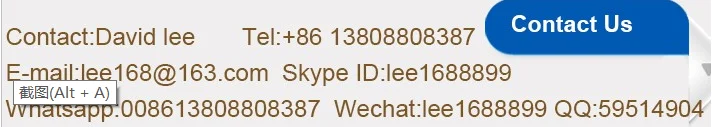contact info