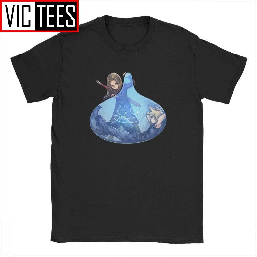 Eleven And Cloud Dragon Quest T-Shirt Per Uomo Xi Rpg Game Toriyama Games Warrior Slime Cotton Tshirt