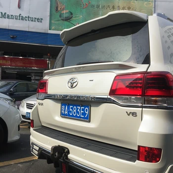 

For Land Cruiser Roof Spoiler ABS Material Car Rear Wing Primer Color Rear Spoiler For Toyota Land Cruiser LC200 Roof Spoiler