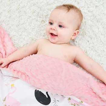 

All cotton baby blanket children comfort Doudou blanket holding blanket cart blanket