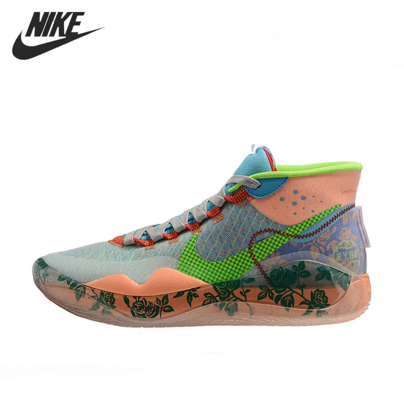 Nike ZOOM KD12 EP Кевин Дюрант Баскетбольная обувь для мужчин дышащие активного отдыха и