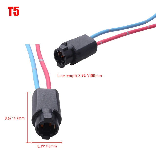 T10 Auto Lampe Halter Adapter Basis/Stecker Kabel Led-lampe Steckdose Stecker  Für Sockel T10,W5W,147,152,158 auto Zubehör - AliExpress