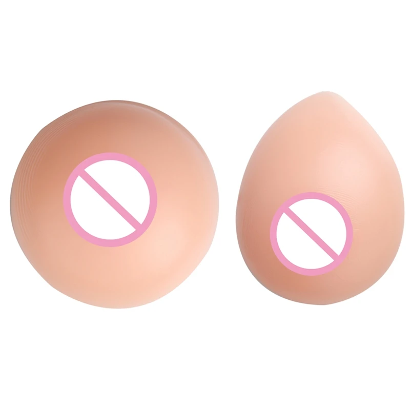 

1pc Silicone Fake Breast Crossdresser Breast Forms Fake Boobs Tit Chest Enhancer Bust for Transgender Drag Queen 350g-750g