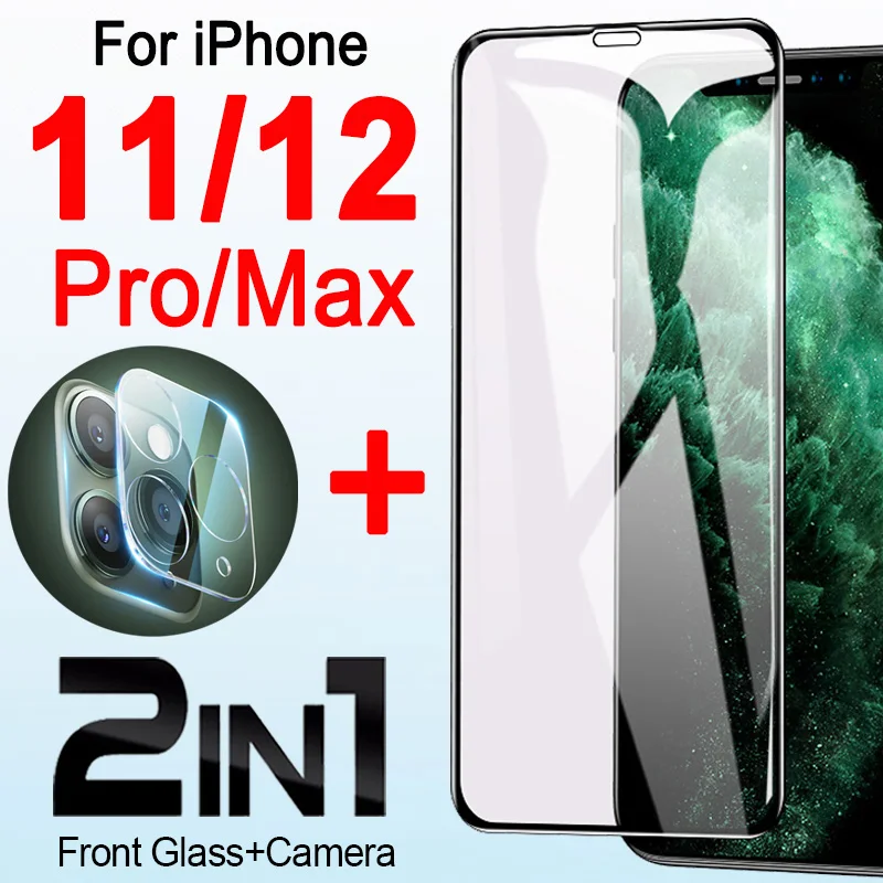 Dla IPhone 12 Pro etui IPhone12 Mini 11 11Pro Max okładka I telefon 12 Pro 12promax IPhone11 z obiektywem ochronnym zderzaka 2w1