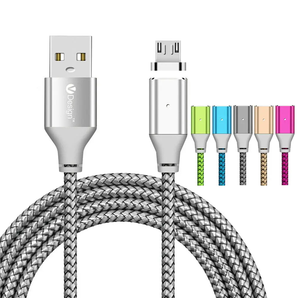 Blue Micro Cable 3/6/10ft Магнитный Micro Тип usb-C IOS Зарядное устройство передачи данных кабель для iPhone и Android для samsung Galaxy A3/A5/A7 - Цвет: Blue Micro Cable
