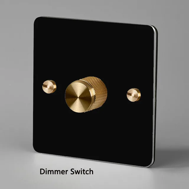Black dimmer switch
