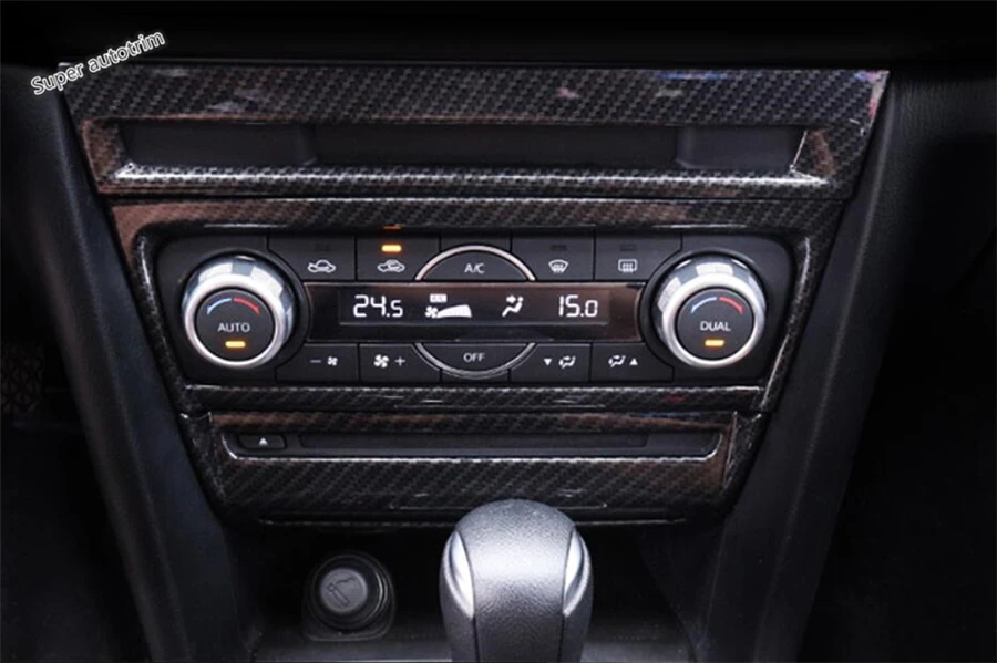 Lapetus мультимедиа кондиционер CD панель Крышка отделка Подходит для Mazda 3 AXELA седан хэтчбек ABS аксессуары интерьер