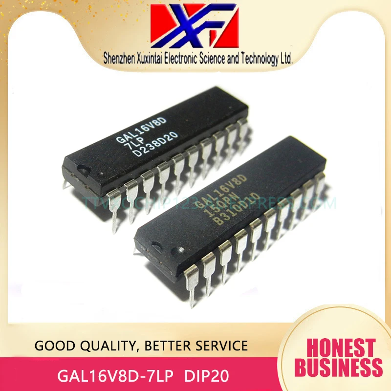 10Pcs/Lot GAL16V8D-7LP GAL16V8D-15LP GAL16V8D-25LP GAL16V8D-25QP GAL16V8 16V8D DIP-20 | Обустройство дома