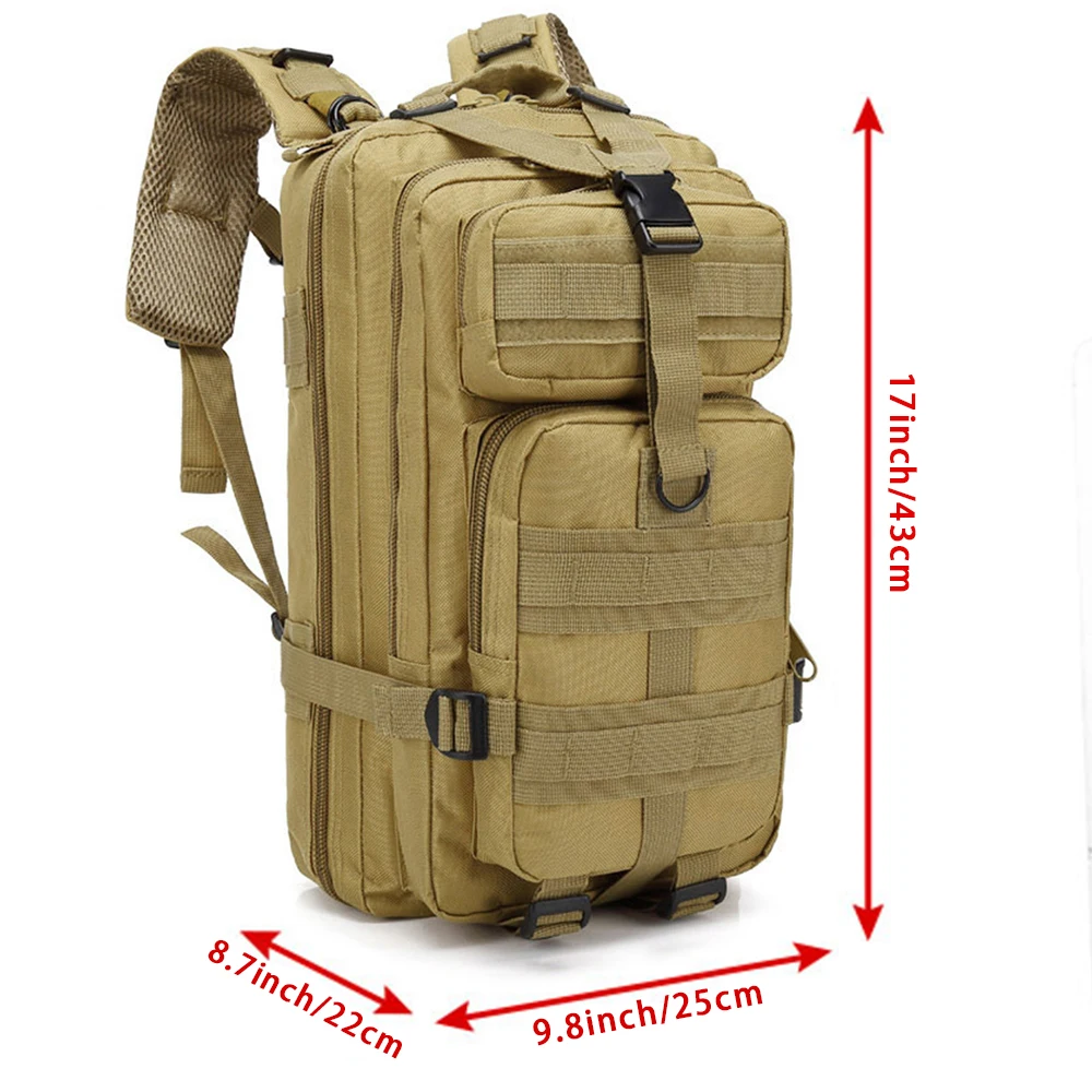 Men Large Capacity Tactical Backpack 30/50L Army Military 3P Softback Outdoor Waterproof Bug Rucksack Hiking Camping Hunting Bag