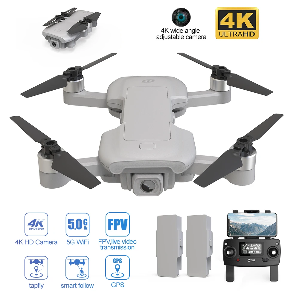 US $185.49 Holy Stone Hs510 Gps Drone For With 4k Uhd Wifi Camera AntiShake Fpv Quadcopter Foldable For Beginners With Brushless