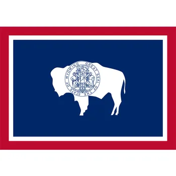 

Hanging 90*150Cm U.S. State Wyoming Flag For Decoration