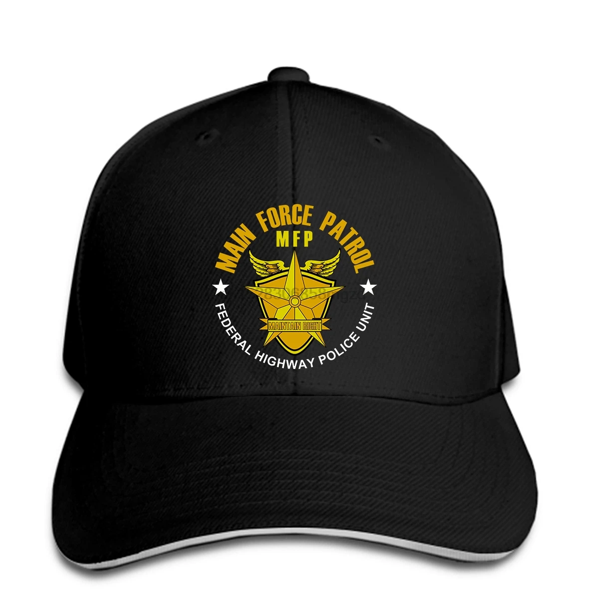 Главный патруль MFP mad max-Мужская черная бейсболка на заказ, бейсболка Snapback, женская кепка