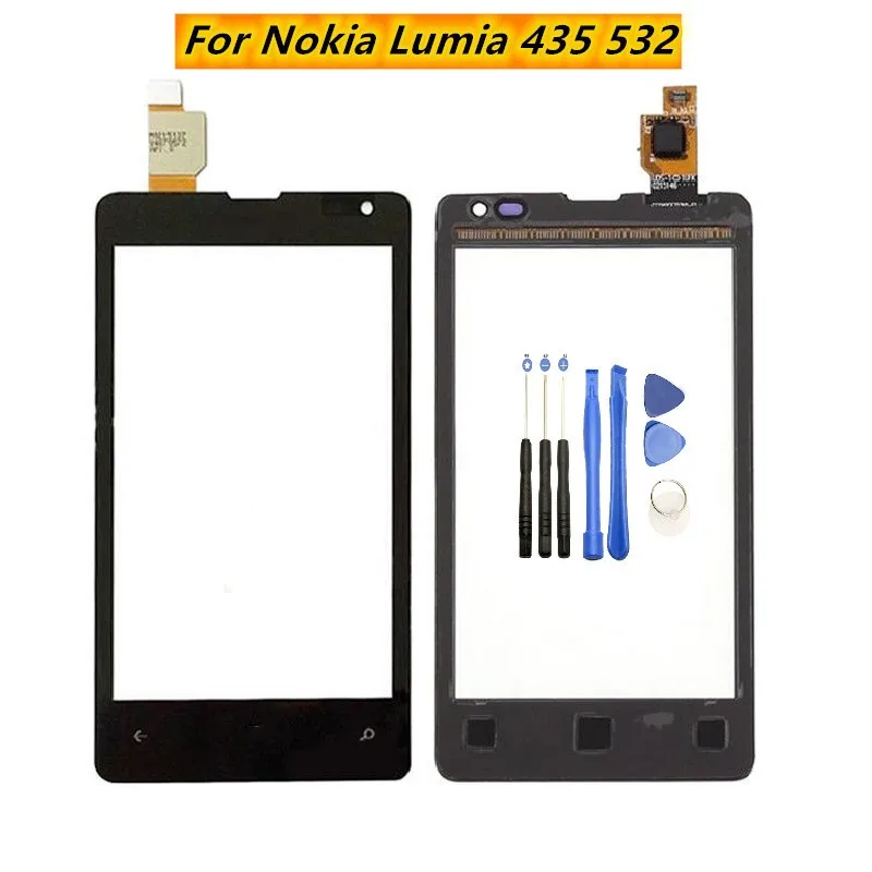 4 0 &quotВысокое качество для Nokia Microsoft Lumia 435 532 N435 N532 сенсорный экран дигитайзер