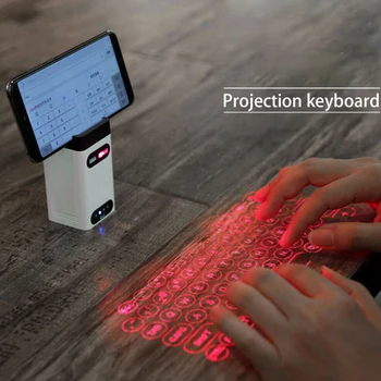 

Accurate Automatic USB Rechargeable Multifunctional Portable Universal Virtual Office Projection Keyboard Bluetooth Connecting