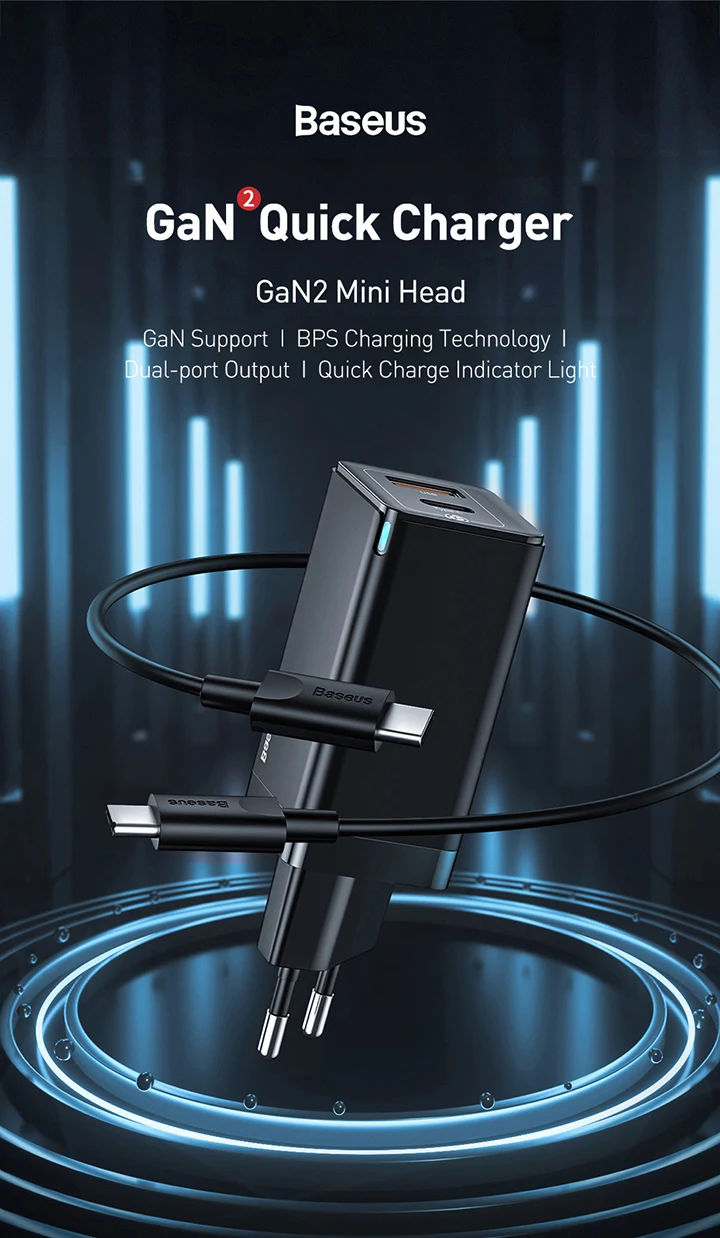 Baseus 45W GaN Mini Quick Charger