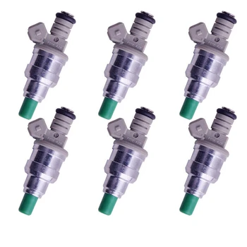 

Set Of 6 Fuel Injector Nozzles For Re-manufactered 1987 - 1989 Ford F-150 4.9L L6 2731 F47E-A2E