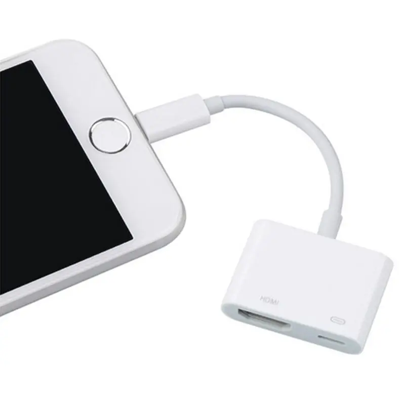 1080P 8 Pin Lightning к HDMI ТВ AV Кабель-адаптер для iPhone 5S 6 6S 7 8 Plus X