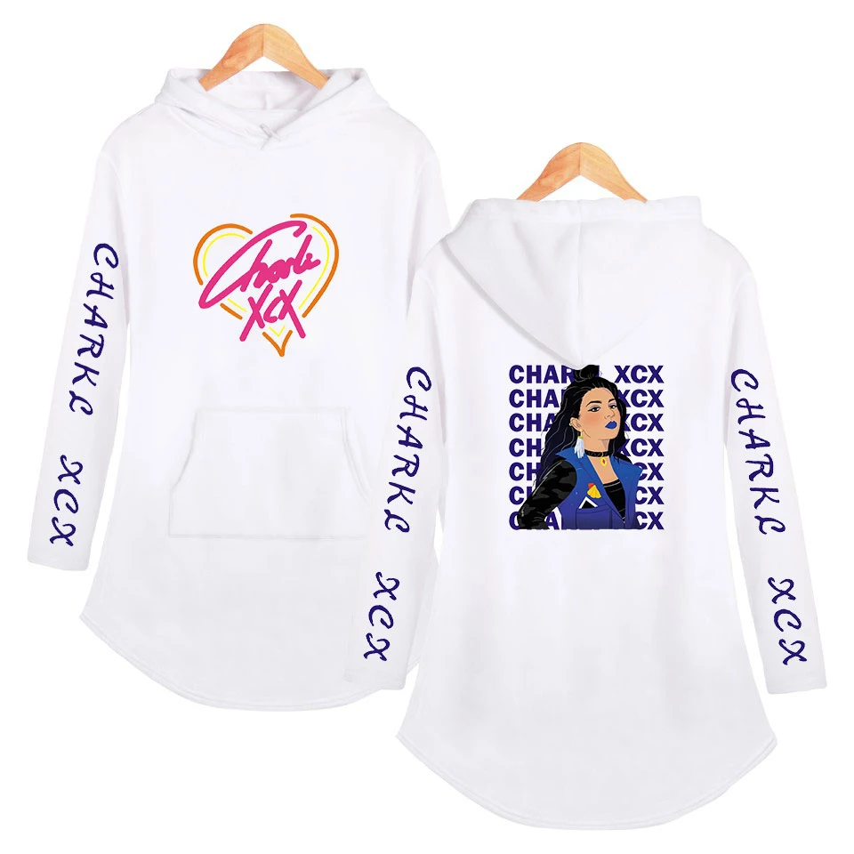 Personality Print 3D Hoodies letter Charli xcx 3D Printed Hoodies Women Plus Size Hooded Sweatshirts