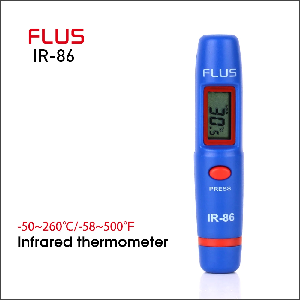 IR-86 FLUS еда приготовления лазерный инфракрасный термометр Мини Портативный цифровой электронный открытый/Крытый термометр температуры - Цвет: IR-86