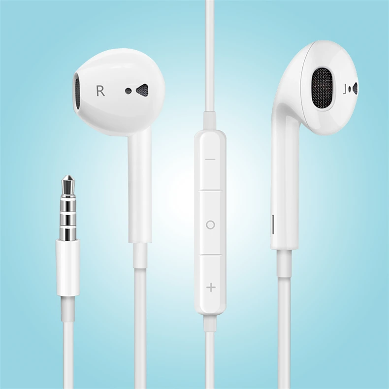 Wired Headphone With Mic 3D Stereo Earbuds In-ear Headset Clear Sound Auriculare 3.5mm Jack Casque For iPhone CellPhone Earphone best earphones