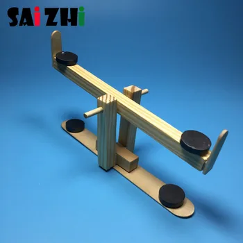 

Saizhi Model Toy Diy Simulation creative seesaw Developing Intellectual STEM Wood Physics Experiments Toy Science toy SZ3289