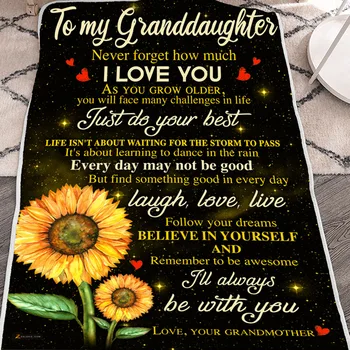 

Sunflower Blanket Printing Small Velvet Bed Bedspread Blanket For Baby Kids Adults Winter Sofa Throw Cozy Blankets Children Gift