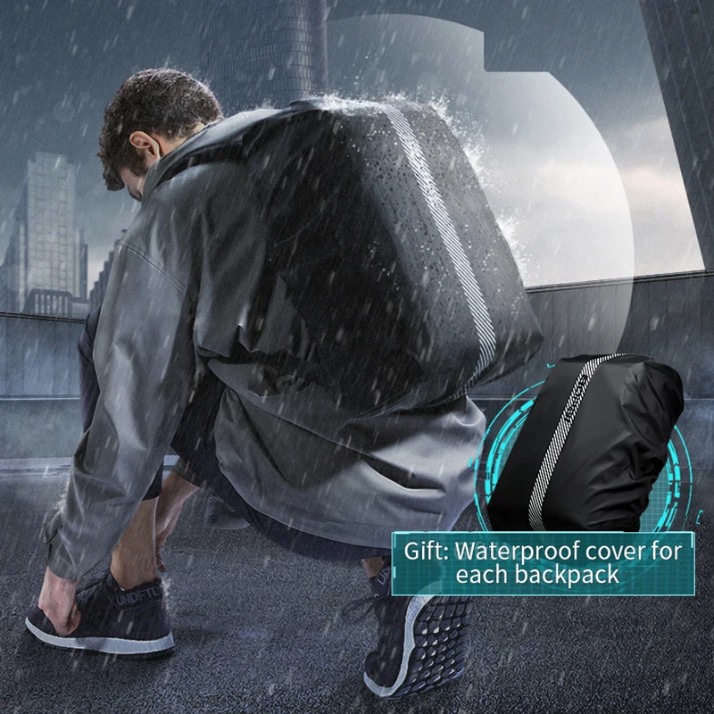  BOPAI two-in-one shoulder back pack male business casual travel bagpack detachable 15.6 inch laptop