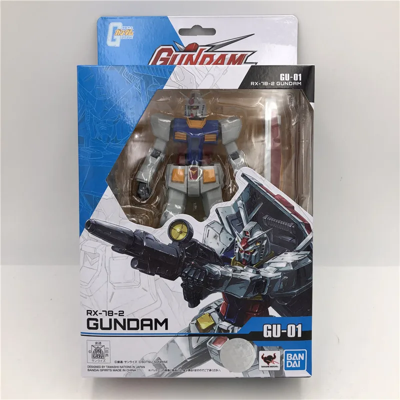 Оригинальные Bandai Gundam Universe GU Gundam Yuanzu Единорог летающие крылья готовая продукция пвх figma Модель Кукла игрушка аниме фигурка - Цвет: 01