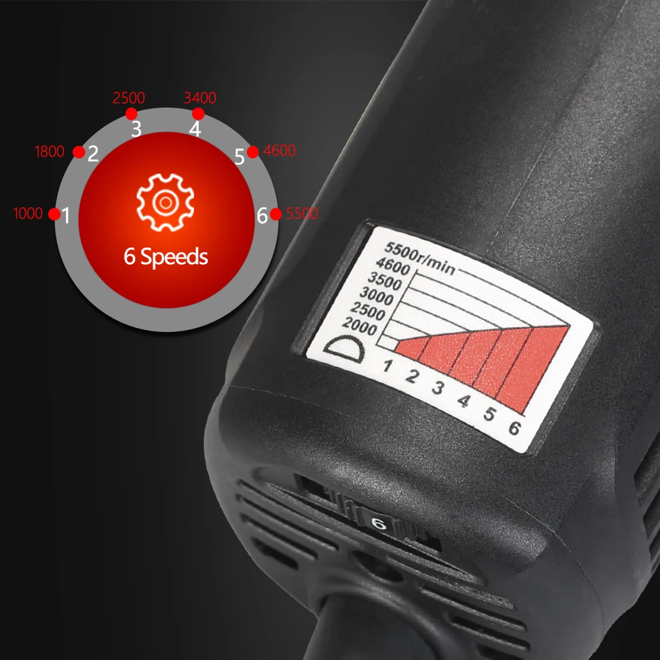 SPTA 3 インチ 10 ミリメートルランダム軌道デュアルアクション