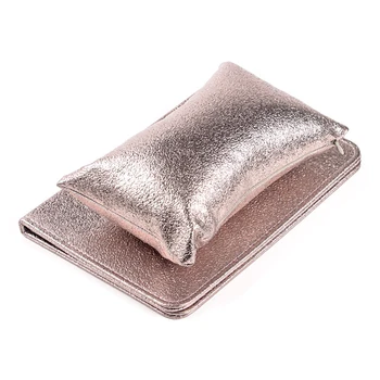 

Professional Soft Wrist With Cushion Manicure Tool Hand Rests PU Leather Holder Solid Nail Art Folding Pillow Washable