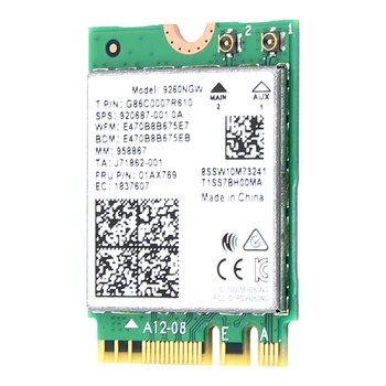 

9260NGW Adapter 1.73Gbps Wireless Card Dual Band Portable Low Latency High Speed Network Small NGFF Bluetooth 5.0 For Laptop