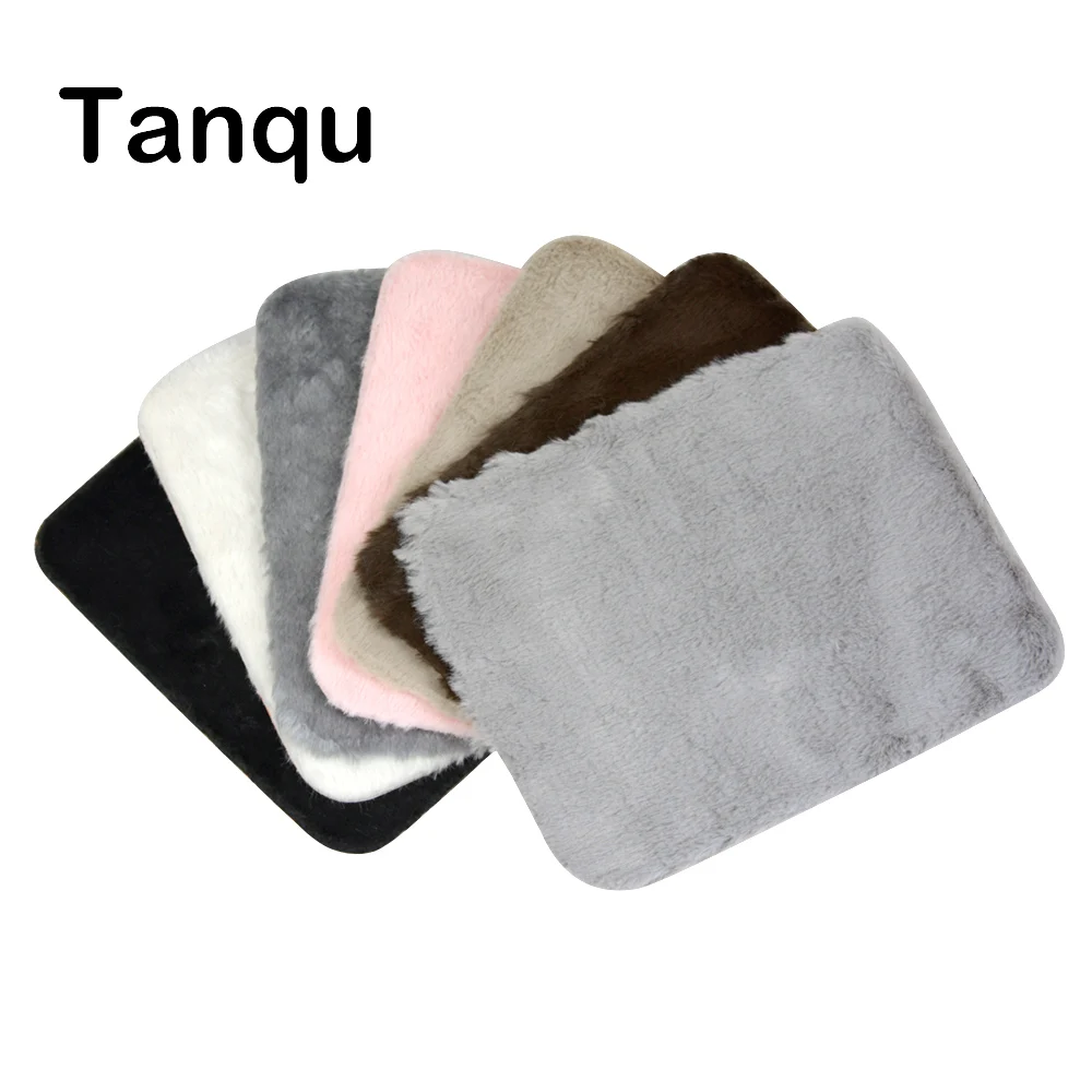 New PU Leather Flap with Fur Furry Plush for O Pocket Bag Cover Clamshell Magnetic Lock Obag OPocket