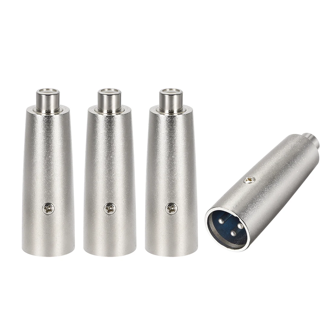 

uxcell XLR to RCA Adapter,Gender Changer - XLR M to RCA F 4pcs