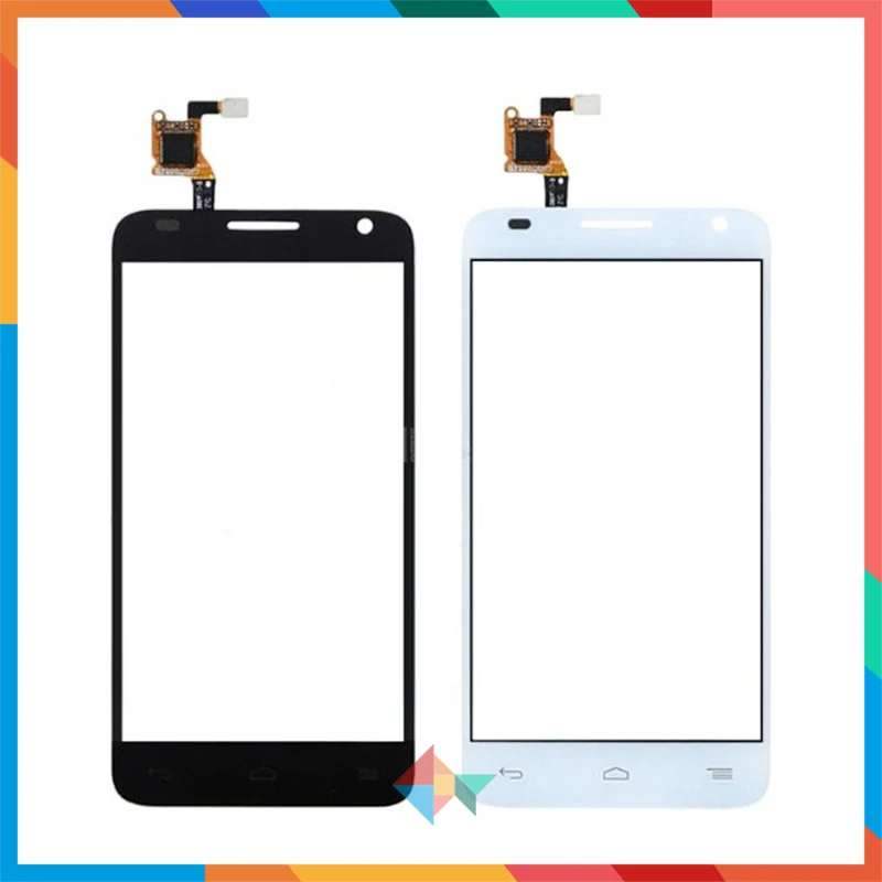 10 шт./лот высокое качество 4," для Alcatel One Touch Idol 2 Mini S OT6036 сенсорный экран дигитайзер Переднее стекло объектив сенсорная панель